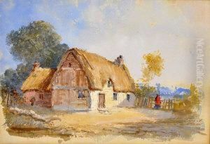 A Cottage by Samuel David Colkett