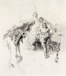 He Saluted Me With An Oddness In His Look by Joseph Clement Coll