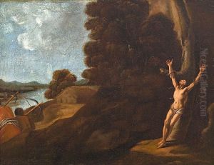 Paisaje Con El Martirio De San Sebastian by Francisco Collantes