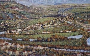 Vue Aerienne De La Region Depompey-frouard by Auguste Michel Colle