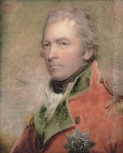 Charles Lennox, 4th Duke Of Richmond And Lennox Kg, In Scarlet Coat With Green Facings And Gold Epaulettes, Wearing The Breast-star Of The Order Of The Garter by Henry Collen