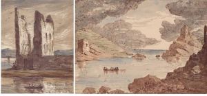 Topographic Views Of Lough Derg Andsurrounds, 1848-50 by William R. Collett
