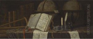 A Vanitas Still Life With Celestial And Terrestial Globes A Vanitas Still Life With Celestial And Terrestial Globes