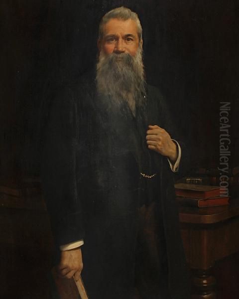 Portrait Of A Gentleman In His Library - view 1