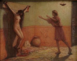 Crucified Woman by Louis-Joseph-Raphael Collin