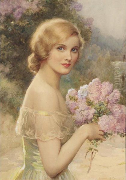Girl With Lilac - view 1