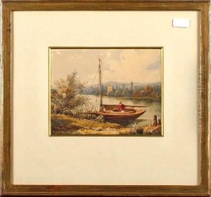 Boatman On A River by William Collingwood Smith