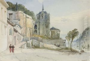 French Soldiers Outside The Chateau At Amboise French Soldiers Outside The Chateau At Amboise