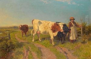 The Cow-girl by Charles Ii Collins