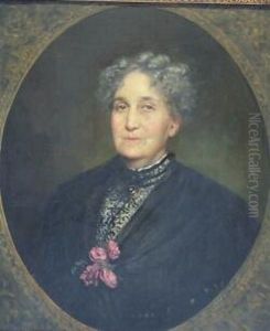Half Length Portrait Of A Lady by Jennett Collins
