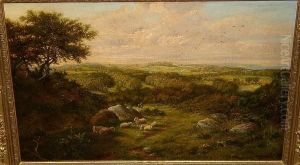 'an August Day - Cornwall', Signed And Dated 'h. Thomas Bromley 1890', Similarly Dated And Inscribed With Title Verso by Thomas Collins