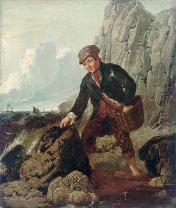 The Shell Seeker; And Eyeing The Catch by William Wiehe Collins