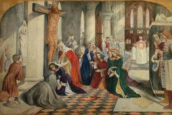 "the Renunciation Of St Elizabeth Of Hungary" by James Collinson