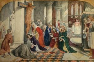 "the Renunciation Of St Elizabeth Of Hungary" by James Collinson