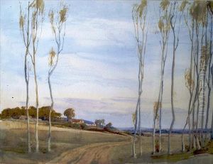 The Ashes -extensive Landscape by Alfred James Collister