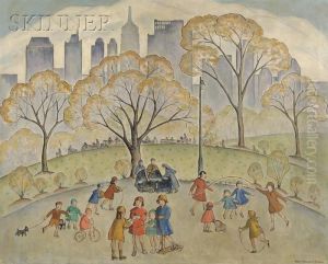 Central Park by Ethel Blanchard Collver