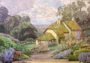 A Country Cottage In Summer by Margaret Collyer