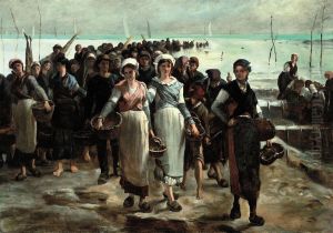 Fisherwomen by Margaret Collyer