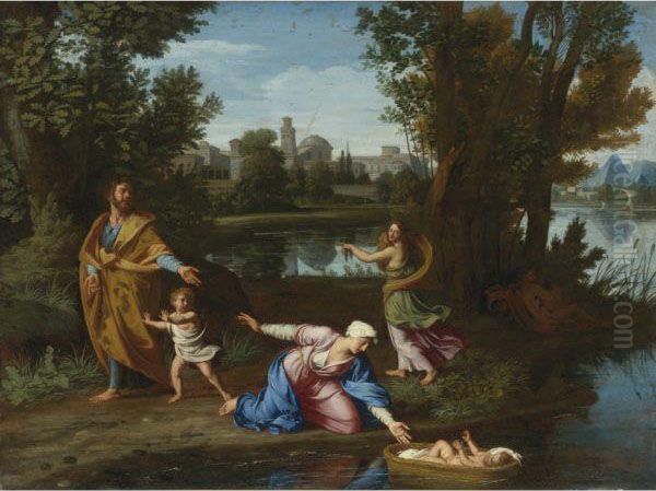 Moses Cast Into The Nile - view 1