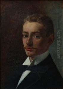 Ritratto Di Giovane Uomo Con Baffi