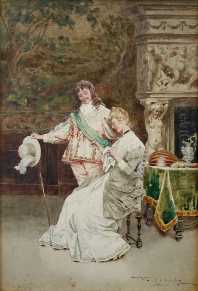 A Suitor Paying Court To A Lady - view 1