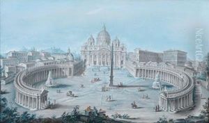 Blick Auf Die Piazza San Pietro by Salvatore Colonelli-Sciarra