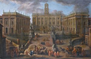 Roma, Piazza Del Campidoglio by Salvatore Colonelli-Sciarra