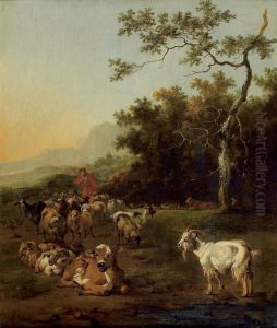Paysage Au Troupeau Paysage Au Troupeau