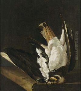 A Still Life With A Lapwing by Isaac Colonia