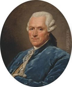Portrait D'homme En Habit Bleu