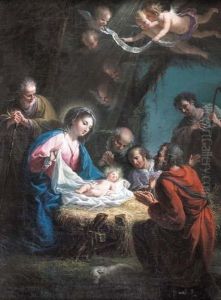 Nativita Con Visita Dei Pastori