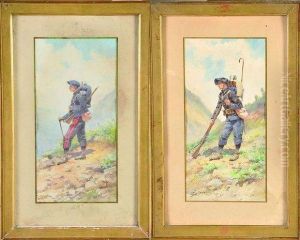 chasseurs Alpins by Pierre-Paul Comba
