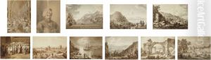 In-folio A L'italienne Comprenant Des Vues De L'asie Mineure Et De La Turquie Ainsi Que Des Plans Architecturaux by Edward Combes