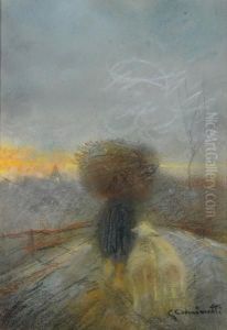 Verso Sera by Giuseppe Cominetti