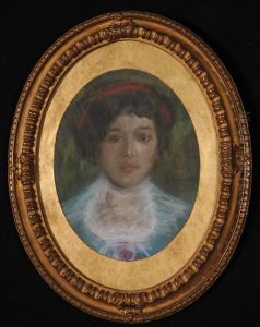 Ritratto Di Giovanetta by Giuseppe Cominetti