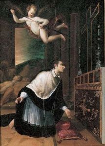 San Carlo Borromeo Orante Per La Cessazione Della Peste by Andrea Commodi