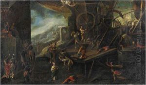 Martirio Di Santa Caterina by Scipione Compagno