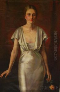Lady In White by Maurice Compris