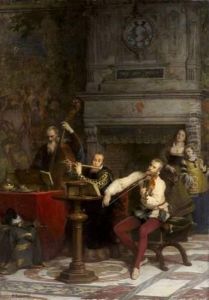 Un Concert A La Renaissance by Pierre Charles Comte