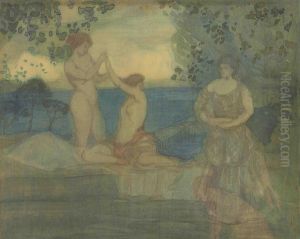 In The Land Of Dreams by Charles Edward Conder