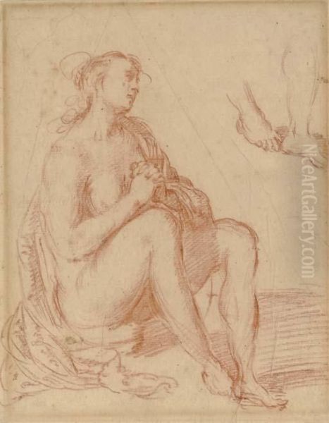 A Seated Magdalen - view 1