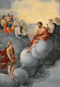 Hermes Im Gesprach Mit Dem Olympischen Zeus by Michiel Congnet