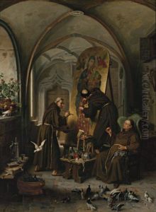 The Painting Friars by Albert Conrad