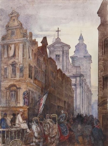 3 Continental Street Scenes - view 1