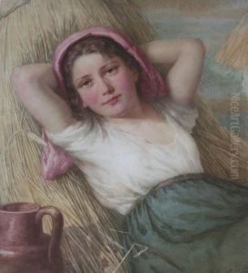 Harvest Girl Resting Harvest Girl Resting