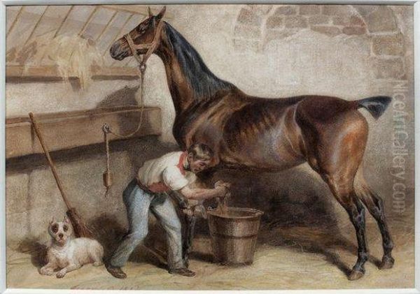 Cheval Et Son Lad - view 1