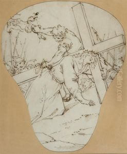 Le Chemin De Croix by Antonio Consetti