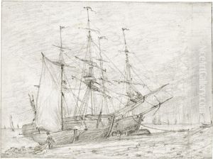 Shipping On The Beach At Brighton