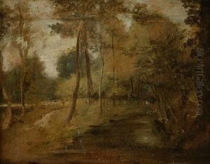 A River Bank by Lionel Constable