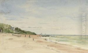 Life On A British Beach by Lionel Constable